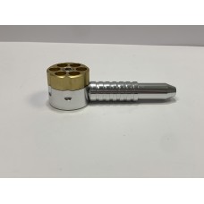 Gold and Silver 6 Shooter Rotating Bullet Pipe
