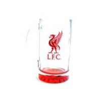 Liverpool Crest Stein Glass
