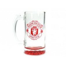 Manchester United Crest Stein Glass
