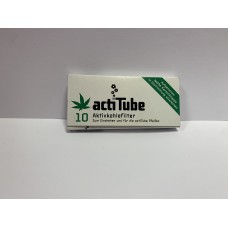 10 Large charcoal actiTubes Filter tips for Rolling Papers