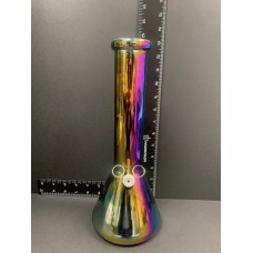 Iridescent Wide Based Glass Bong