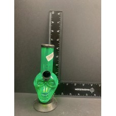 Green Acrylic Monkey Skull Bong