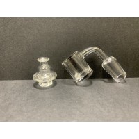 Swirl Quartz Banger Set - Male 19mm