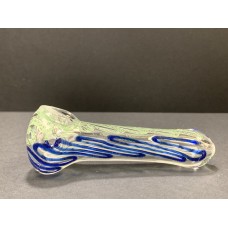 Blue & Green Glass Pipe