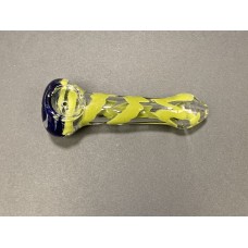 Yellow & Blue Glass Pipe