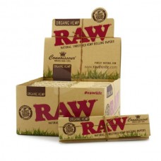 Raw Organic Connoisseur Kingsize Slim With Tips