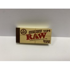 RAW Wide Tips Gummed and Perforated