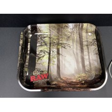 Raw Authentic Smokey Tree Rolling Tray With Certificate