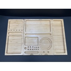 Very Large Multifunctional Wooden Rolling Box